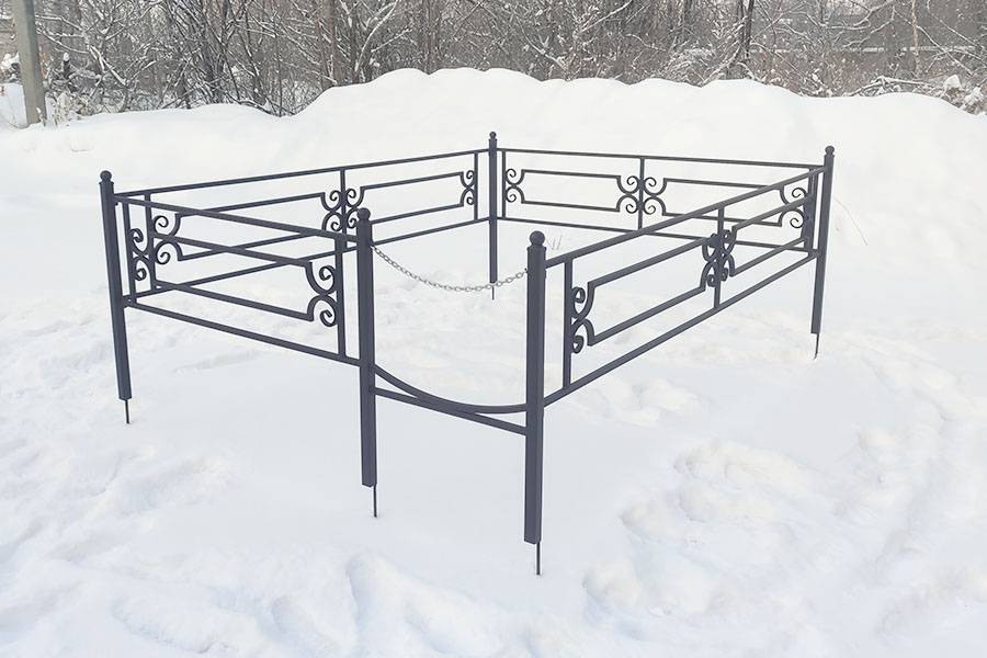 Деталь оградки Завиток - качественная сварка декоративных элементов