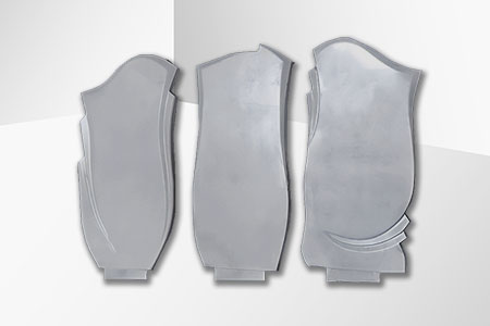 Гранитный памятник с цветником, комплект для захоронения