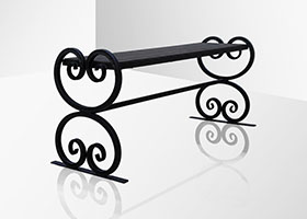 Скамейка Бублик для кладбища