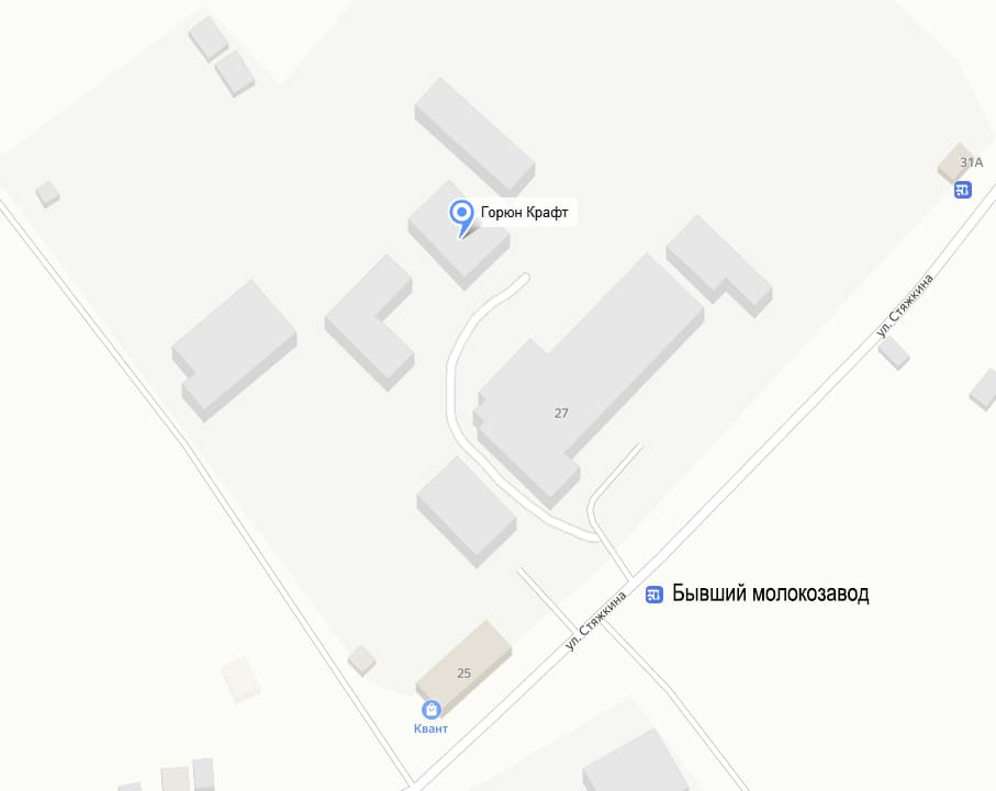 Карта проезда к нашему производству металлических оградок в Биробиджане. Склад готовой продукции, самовывоз. Открыто ежедневно с 8:00 до 14:00